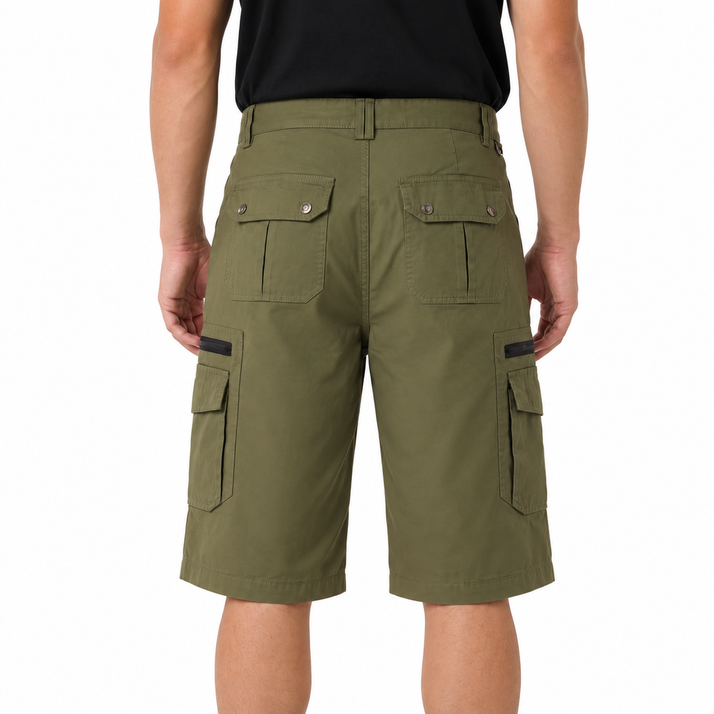 Harbour Long Cotton Cargo Shorts