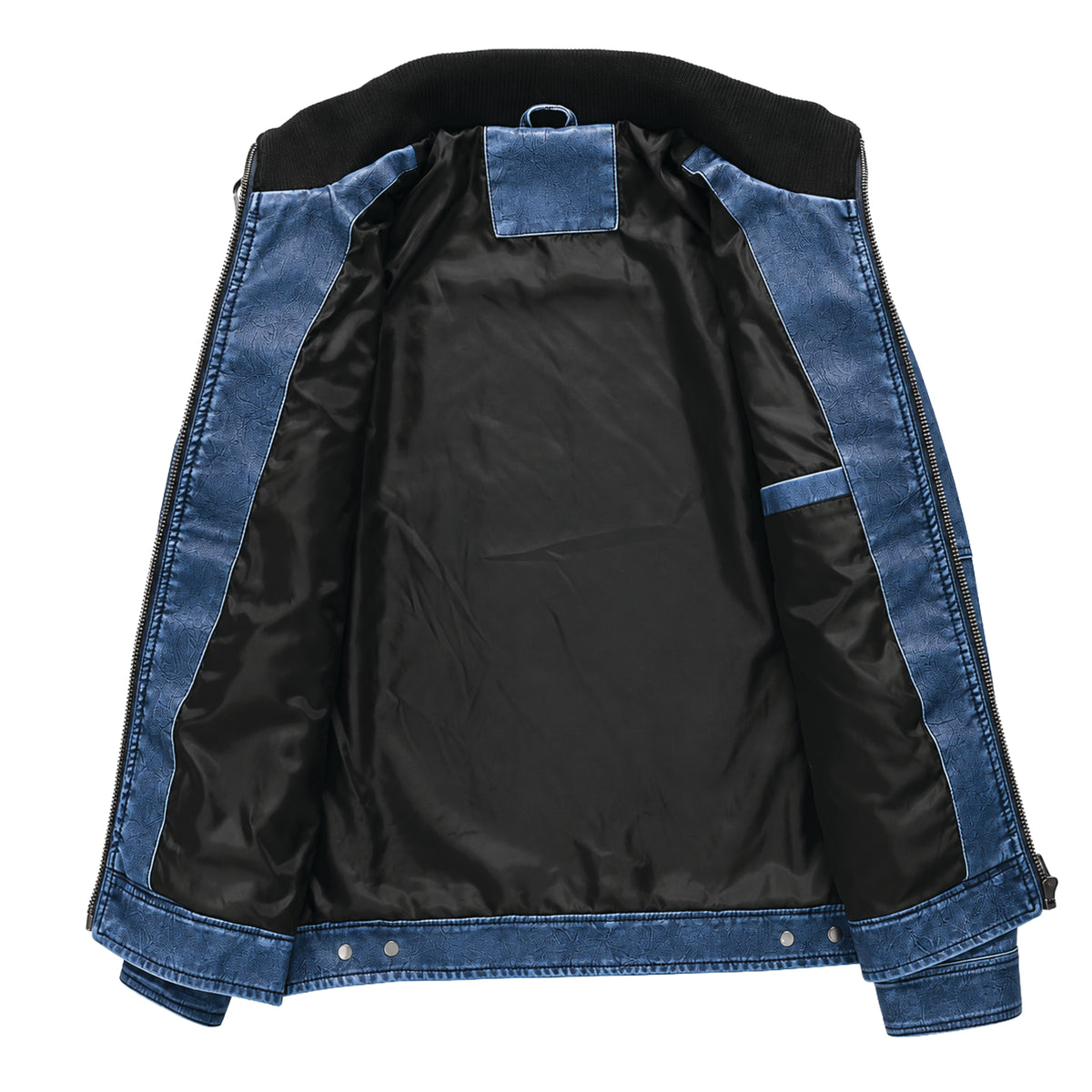 Varen Washed Faux Leather Jacket