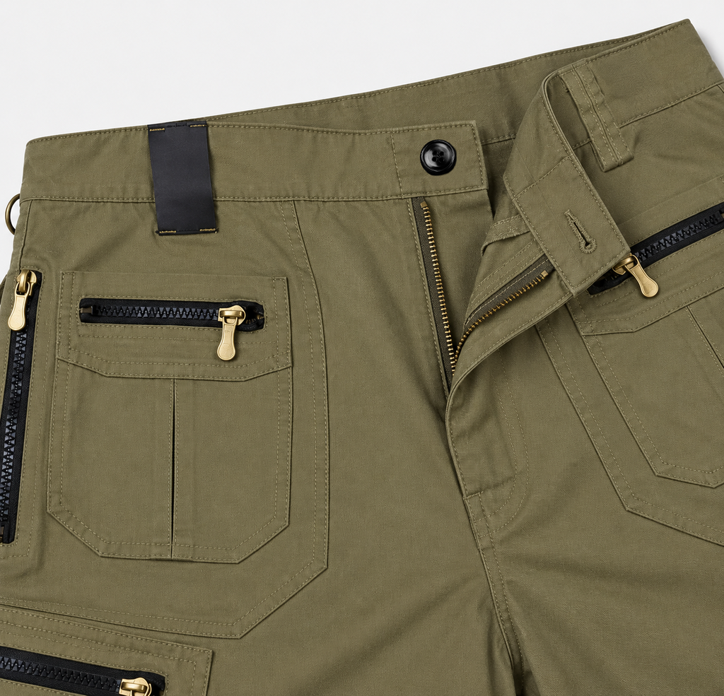 Harbour Long Cotton Cargo Shorts