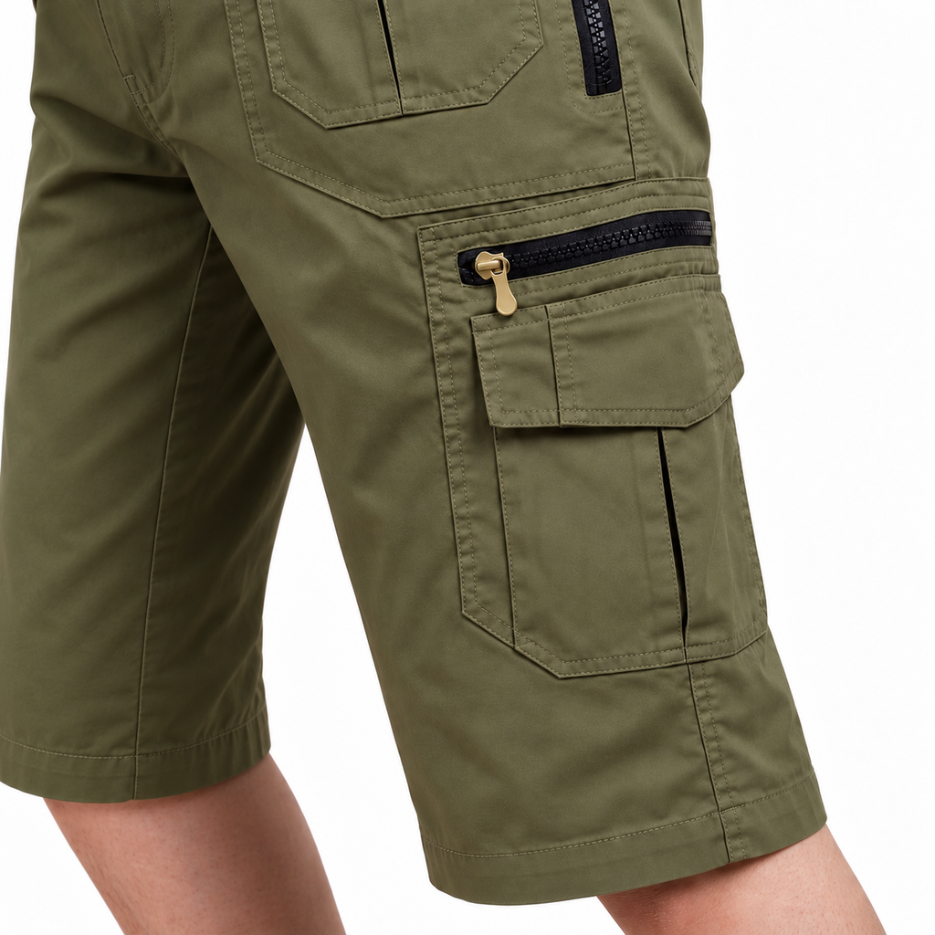 Harbour Long Cotton Cargo Shorts