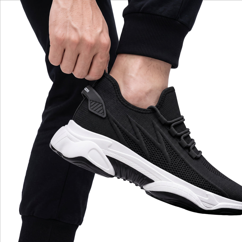 Stature Hidden-Lift Mesh Sneakers