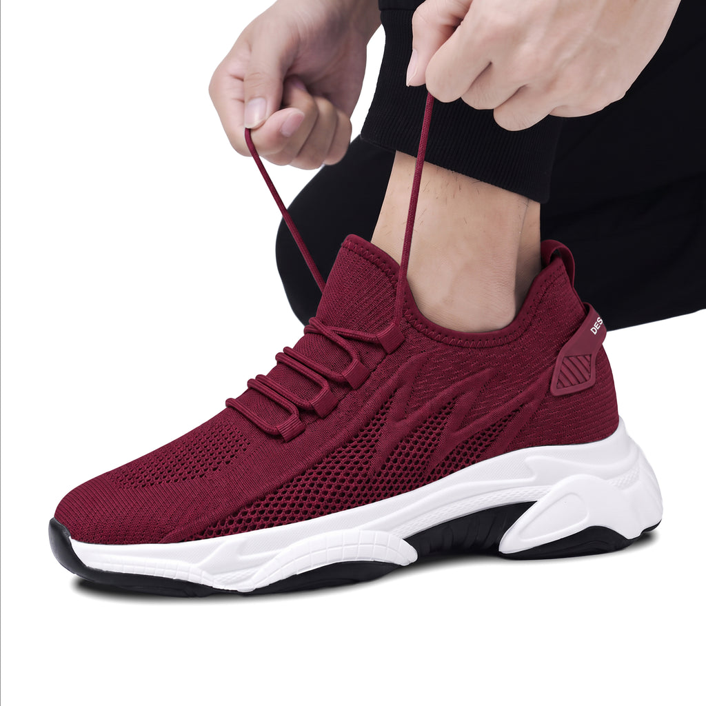 Stature Hidden-Lift Mesh Sneakers