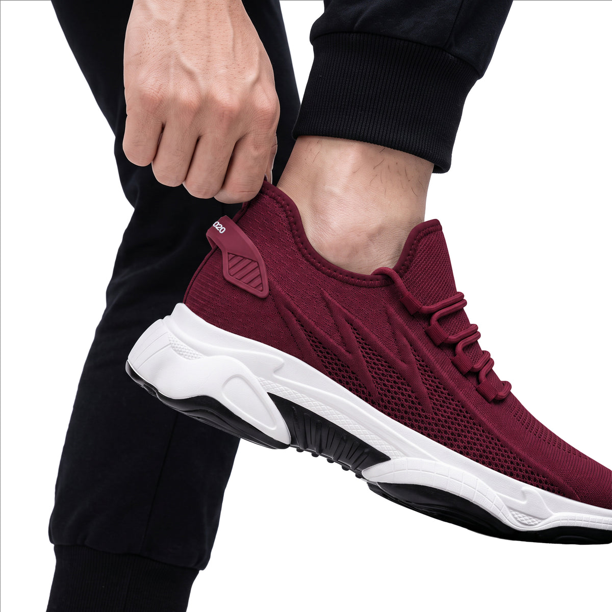 Stature Hidden-Lift Mesh Sneakers