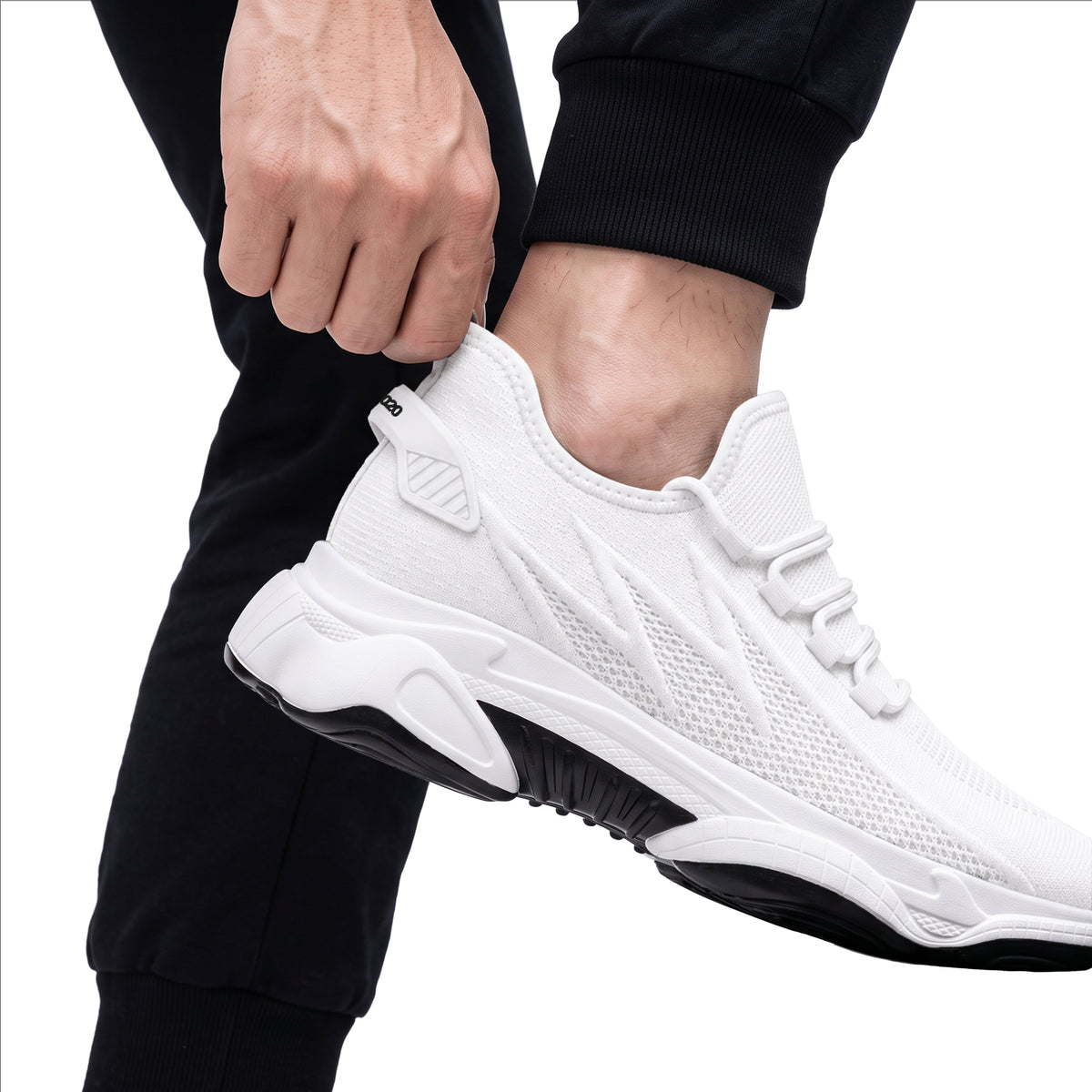 Stature Hidden-Lift Mesh Sneakers